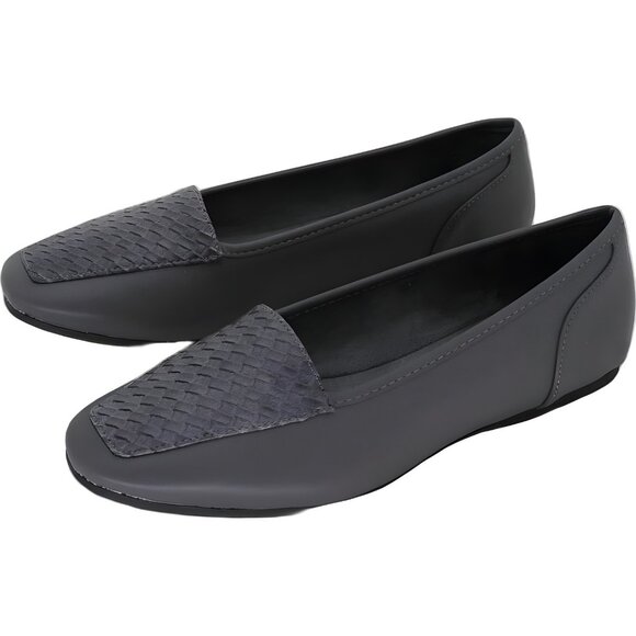Easy Street Thrill Woven Square Toe Slip-On Flats Women's US 5.5M - Picture 2 of 6